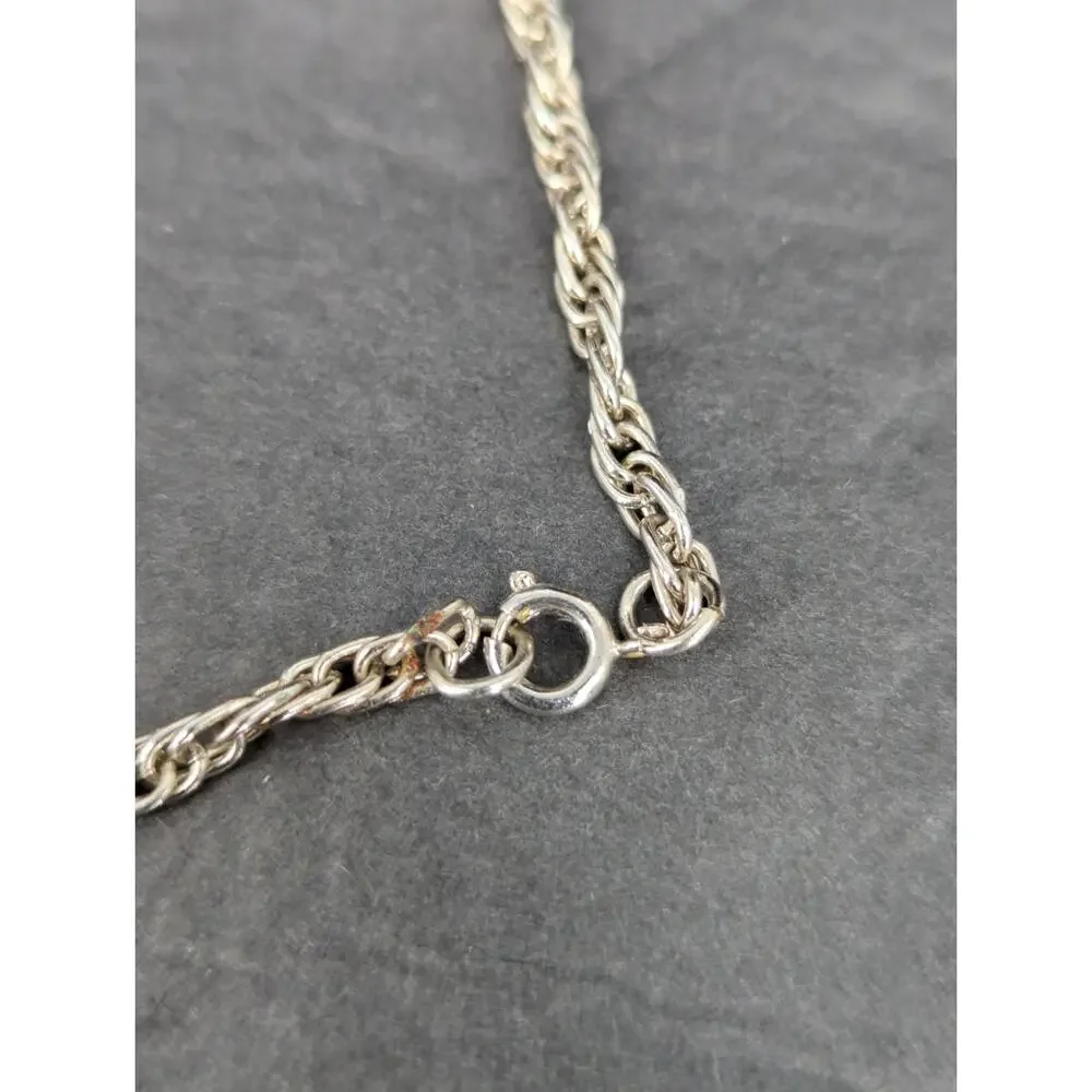 Vintage silver tone